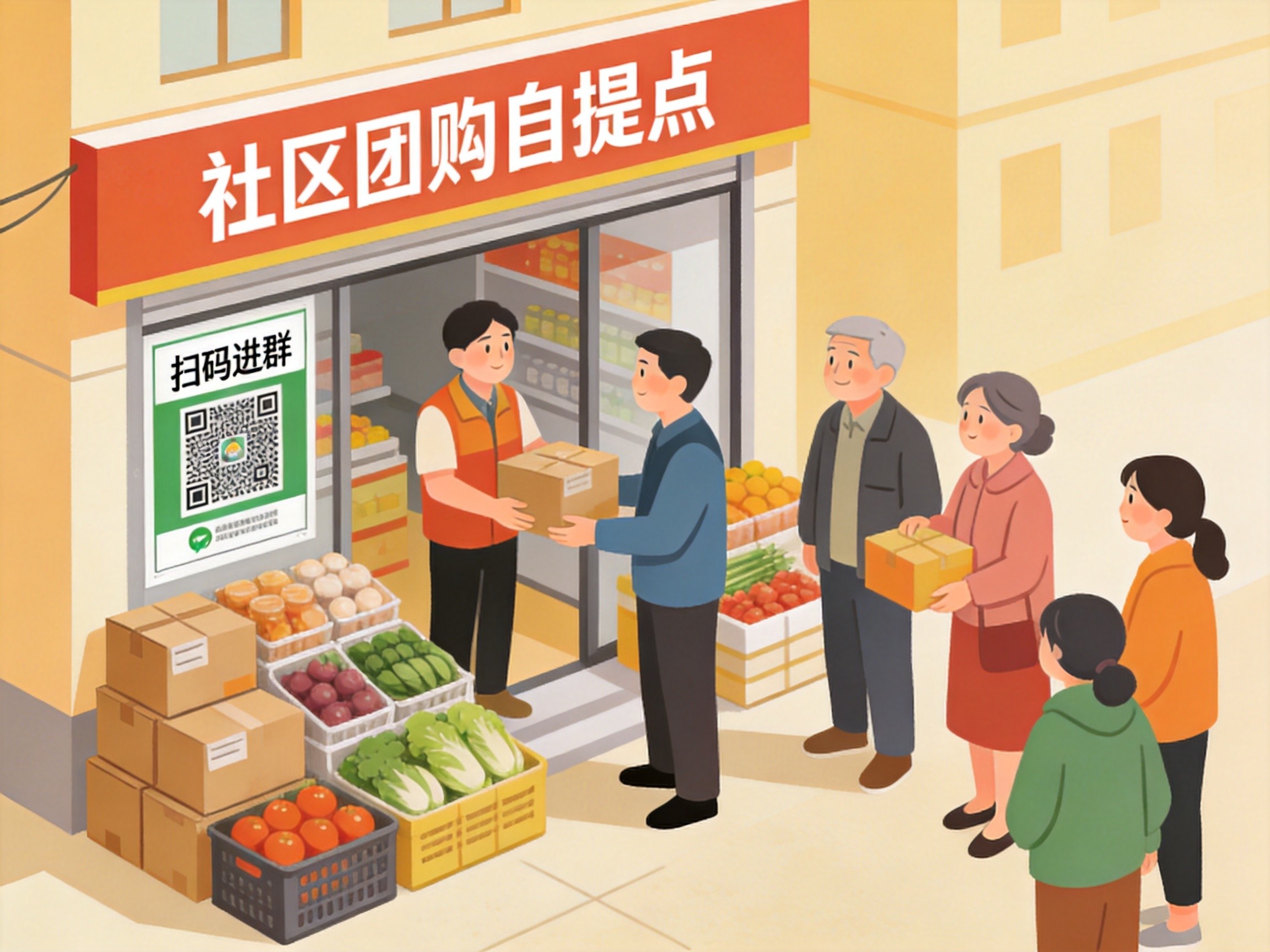 社区团购2026下半场：门店自提点+异业联盟，实体店拓客的3000亿新赛道全面拆解