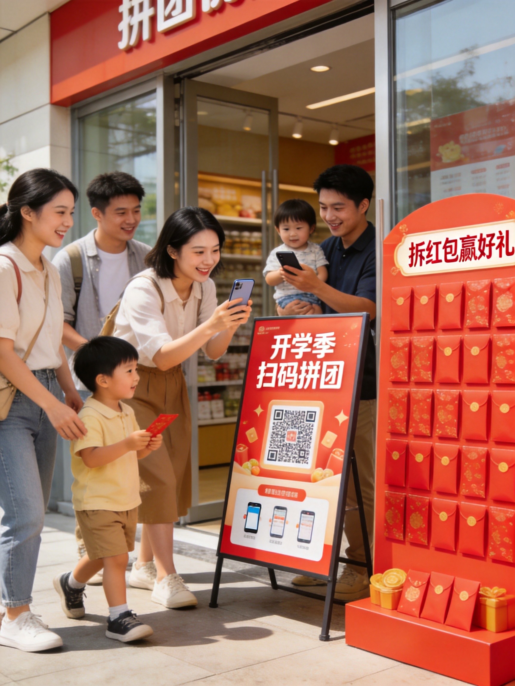 开学季裂变实战：这家文具店3天拓客800+，老客带新转化率达62%