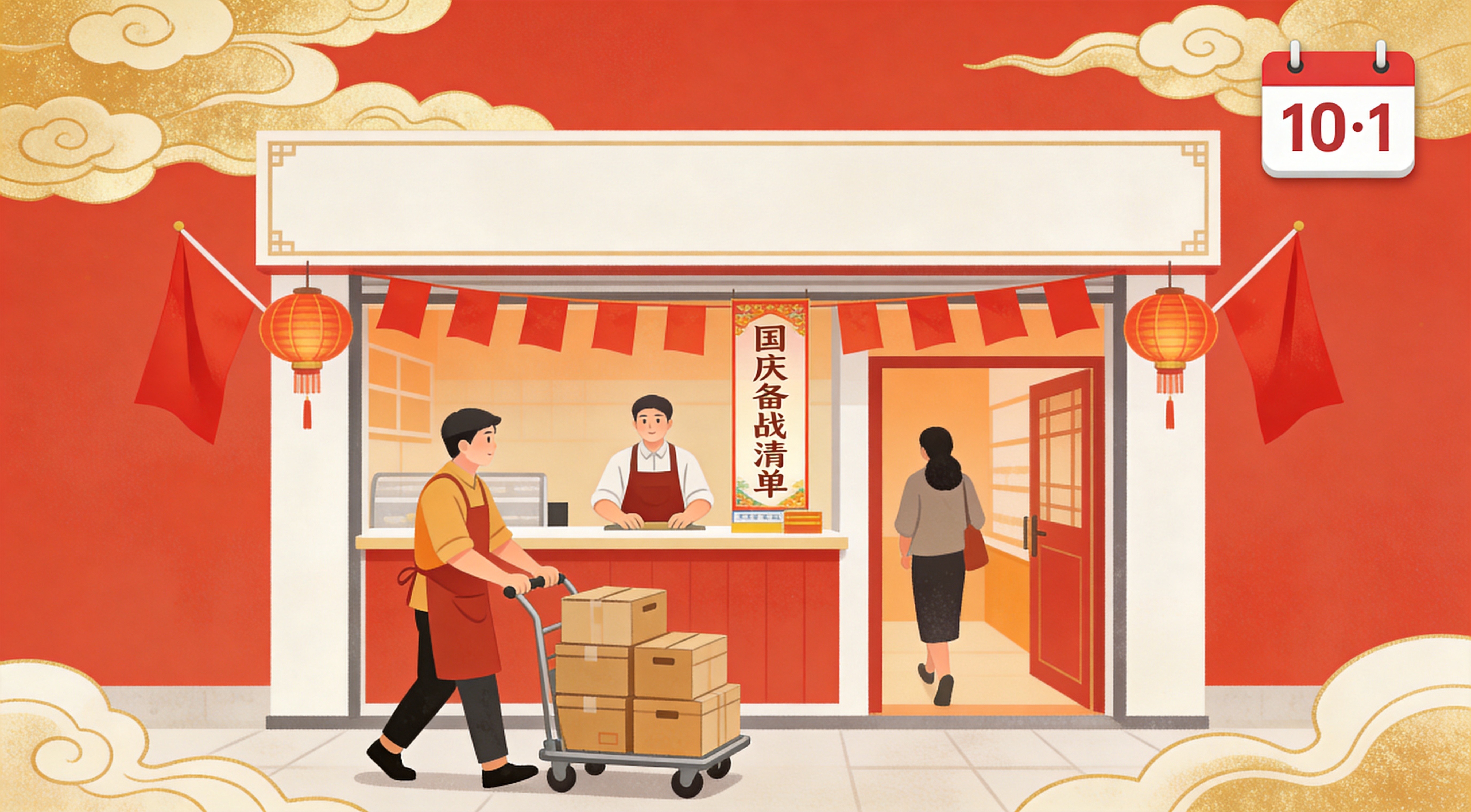 距国庆24天：门店排班备货清单与私域预热日历（照着做就行）