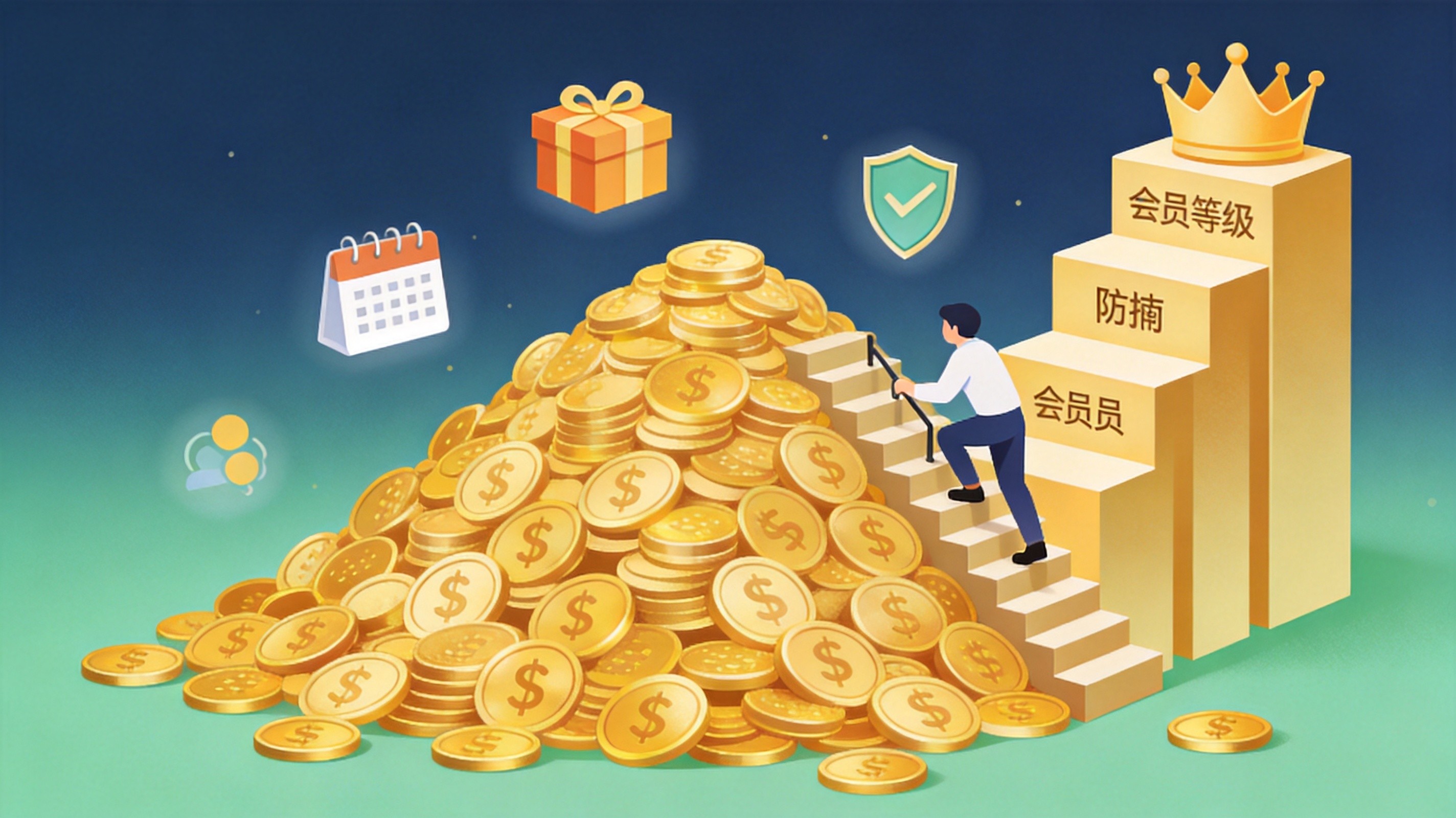 会员积分体系怎么搭才不"白送"：等级、积分、兑换与防薅的全套规则