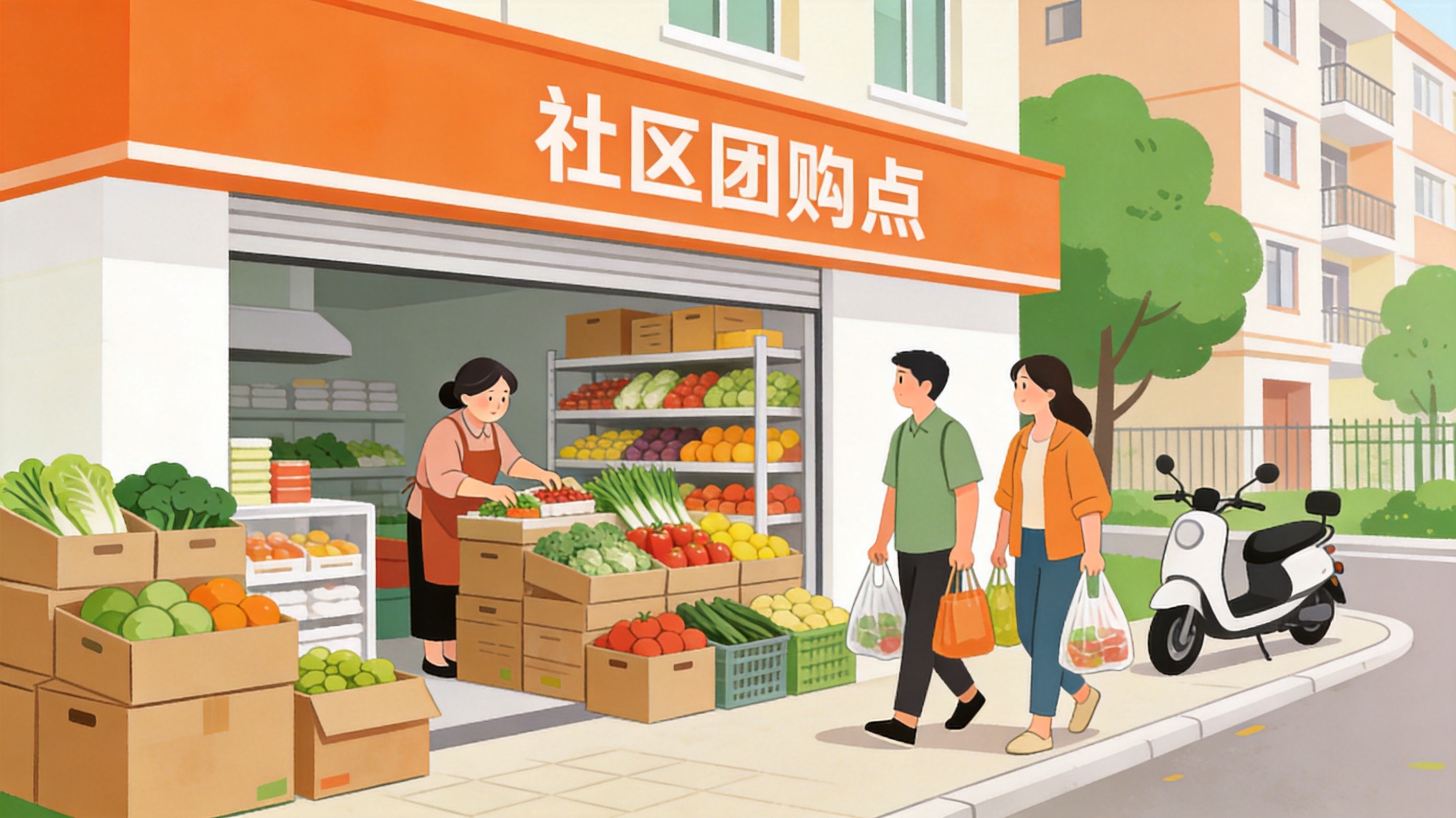 团长佣金10%-20%、实体店+社群月入8000：社区团购这波"副业潮"，门店老板怎么接住