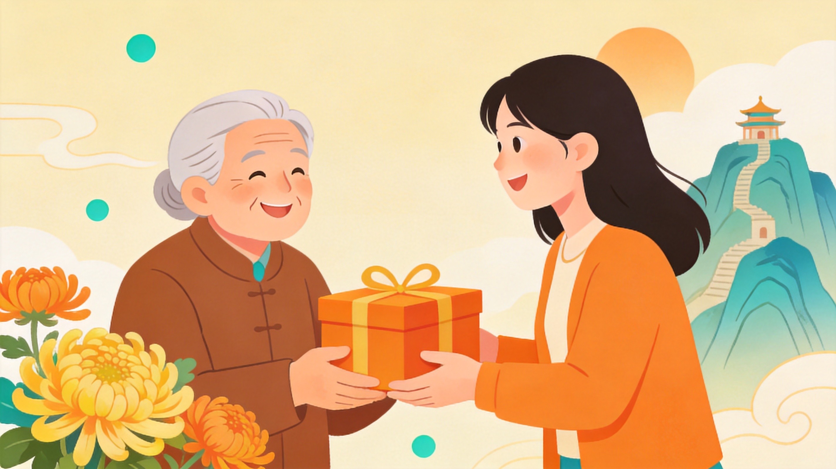 重阳效应是五个节日里最强的：节前14天，接住74.89%由子女代付的孝心订单