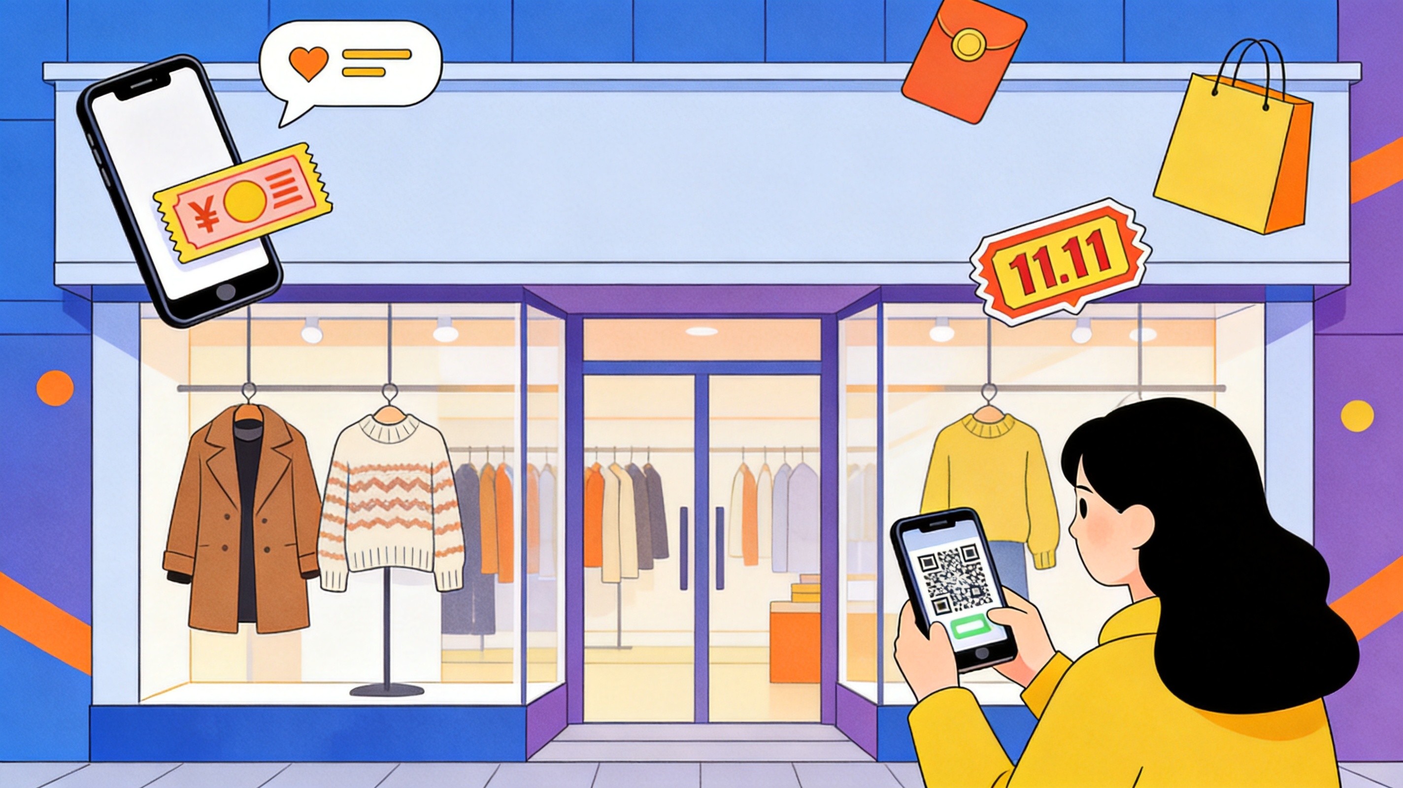 距天猫预售还有6天：线下服饰门店的双11私域蓄水，从一张社群接龙表开始